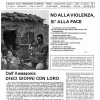 No alla violenza, si alla pace